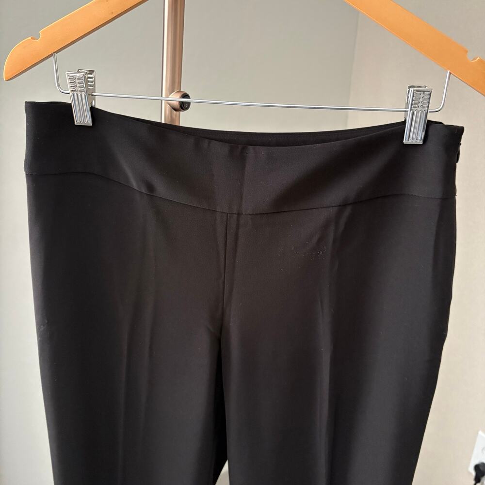 WHBM Black Legacy Boot Leg Dress Trouser Pants Size 6 Regular - Picture 3 of 7